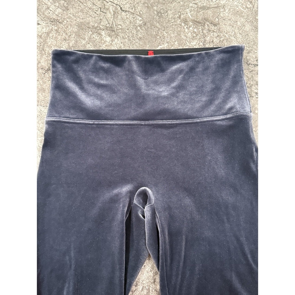 Spanx Womens Velvet High Rise Pull On Leggings Silver Gray Size Large - Picture 4 of 10